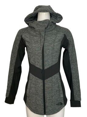 The North Face Pseudio Jacket XS Gray Quilted Hooded